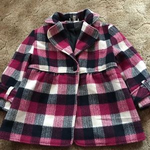 Girls Plaid Jacket
